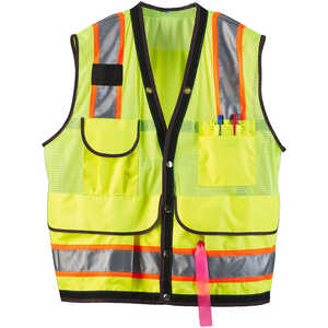 JIM-GEM® 8-Pocket Class 2 Mesh Vests
<br /><h5>ANSI/ISEA 107-2004 Class 2 Compliant</h5> JIM-GEM® 8-Pocket Class 2 Mesh Vests
<br /><h5>ANSI/ISEA 107-2004 Class 2 Compliant</h5>
