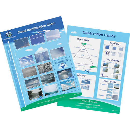globe cloud chart forestry suppliers inc cloud identification chart