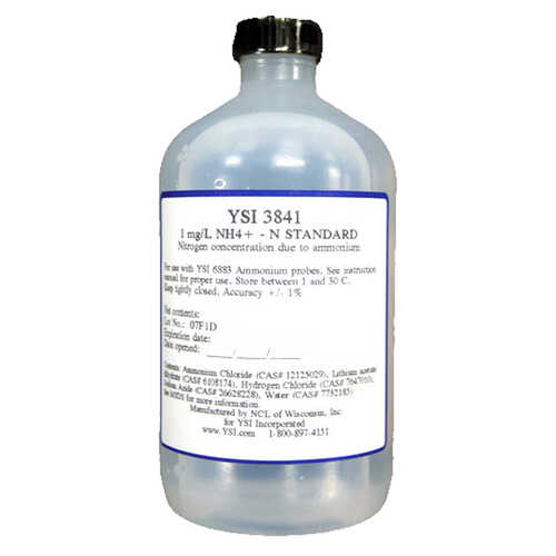 10 mg/L YSI Ammonium Calibration Solution 10 mg/L YSI Ammonium Calibration Solution