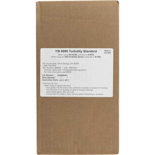 YSI 0 FNU Turbidity Calibration Standard YSI 0 FNU Turbidity Calibration Standard