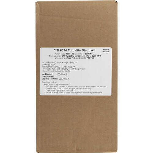 YSI 1000 FNU Turbidity Calibration Standard YSI 1000 FNU Turbidity Calibration Standard