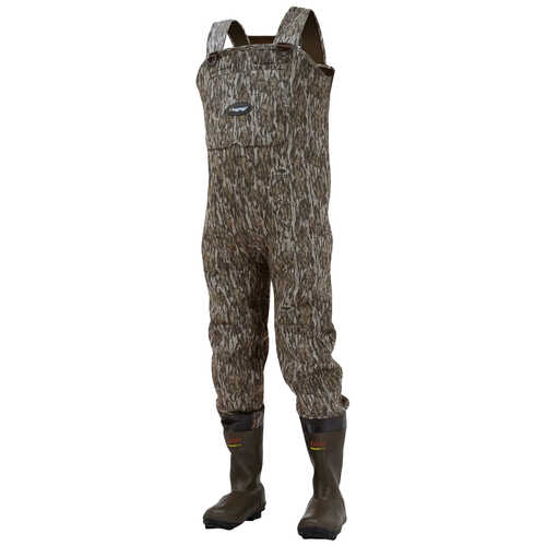 Frogg Toggs Men s Amphib 3.5mm Neoprene Bootfoot Waders Mossy Oak Bottomland 10