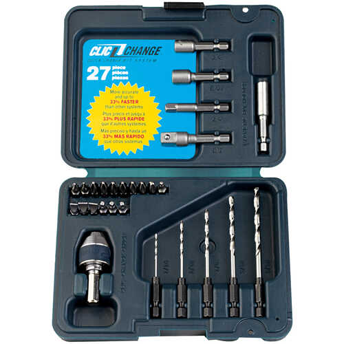 BOSCH 27-Piece Chuck, Drill Bit, and Driver Set BOSCH 27-Piece Chuck, Drill Bit, and Driver Set