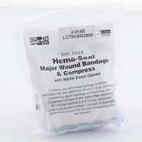Forestry Suppliers First Aid Refill, Hema-Seal Major Wound Bandage & Compress