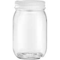 Wide Mouth Glass Jar, 16 oz., 2-1/4˝ Opening