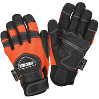 Echo Kevlar-Lined Vibration-Reducing Chain Saw Gloves, Large