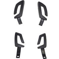 Accessory Clips for Bullard Type II+ Safety Helmets, Set of 4