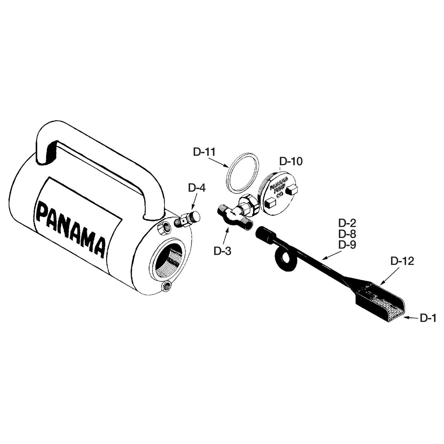 Replacement Parts for Panama Drip Torch | Forestry Suppliers, Inc.