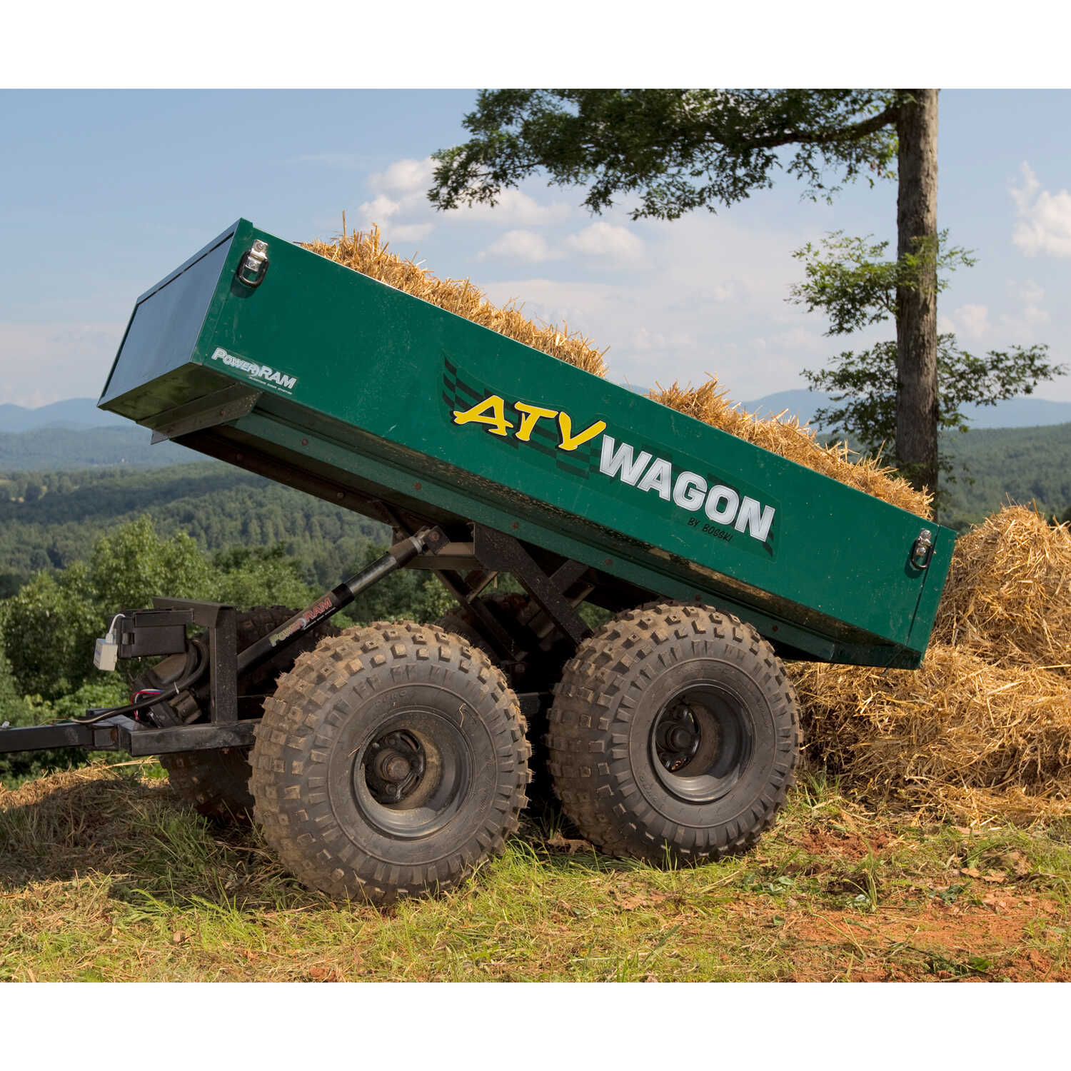 ATV dump wagon Utility trailer, Landscape projects, Best trailers