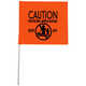 �CAUTION PESTICIDE APPLICATION� PVC Flags