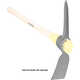 True Temper Five-Pound Pick Mattock Head