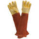Vet-Pro Leather/Kevlar Handling Gloves for Animals & Reptiles