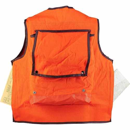 4XL Polyester Orange 9 Pocket BEN MEADOWS CO. Vest 