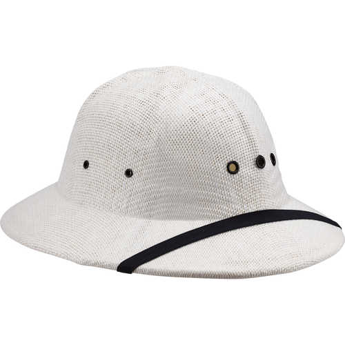 Double-Lacquered Straw Pith Helmet