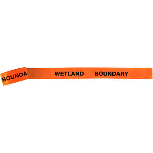 “WETLAND BOUNDARY” Vinyl Roll Flagging
