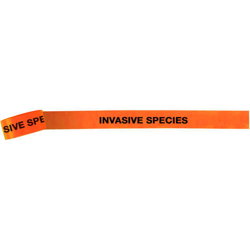 “INVASIVE SPECIES” Vinyl Roll Flagging