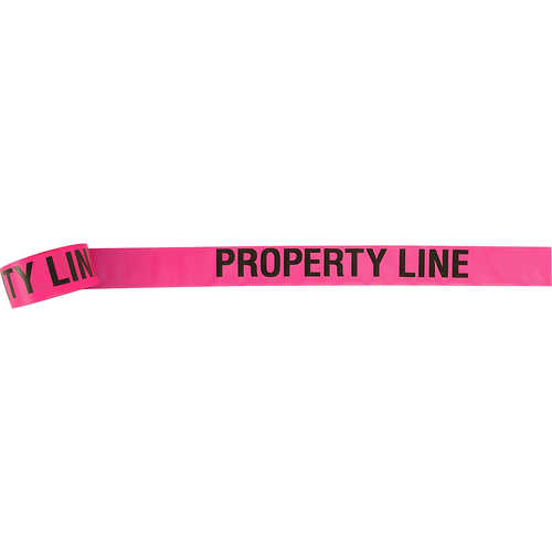 “PROPERTY LINE” Vinyl Roll Flagging