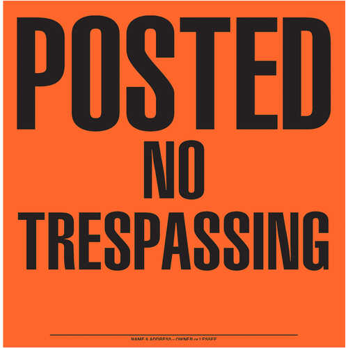 Aluminum Posted Signs