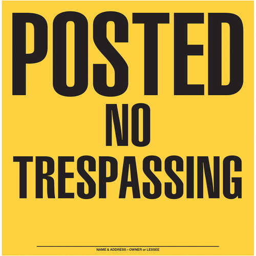 High-Density Polyethylene Signs