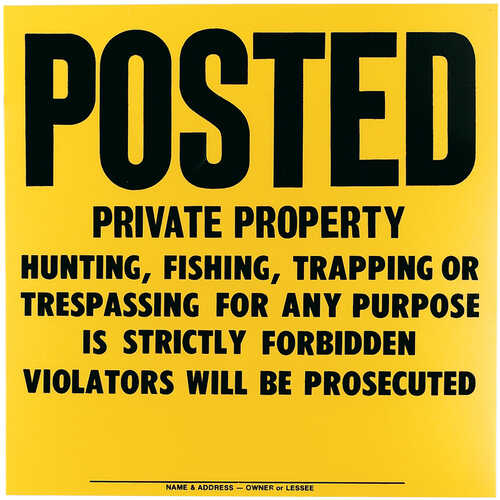 High-Density Polyethylene Signs