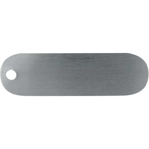 Racetrack Unnumbered Aluminum Tags