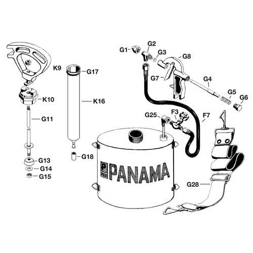 Replacement Parts for Panama Elliptical Tree Marking Gun