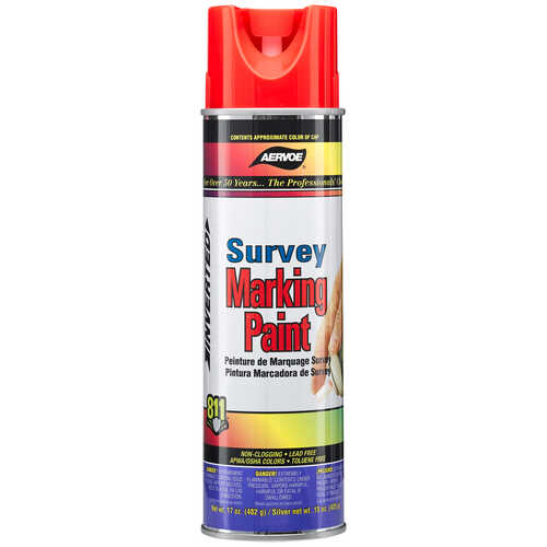 Aervoe® Survey Inverted Tip Marking Paint