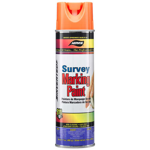 Aervoe® Survey Inverted Tip Marking Paint