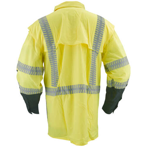 X-Large Inc. Radians SW11-2BGR-XL Type R Class 2 Stretch Ripstop Wind Shirt