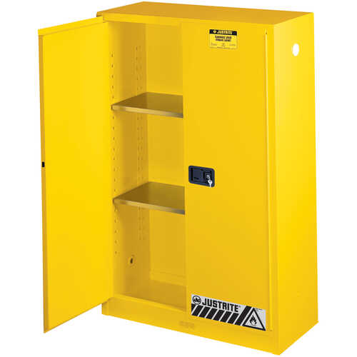 Justrite® 45-Gallon Capacity Safety Can Cabinet