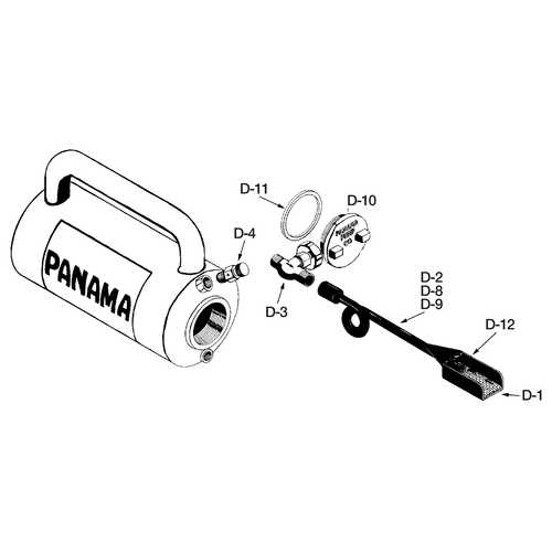 Panama Drip Torch 12” Burner and Nozzle 