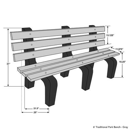 Traditional Park Benches