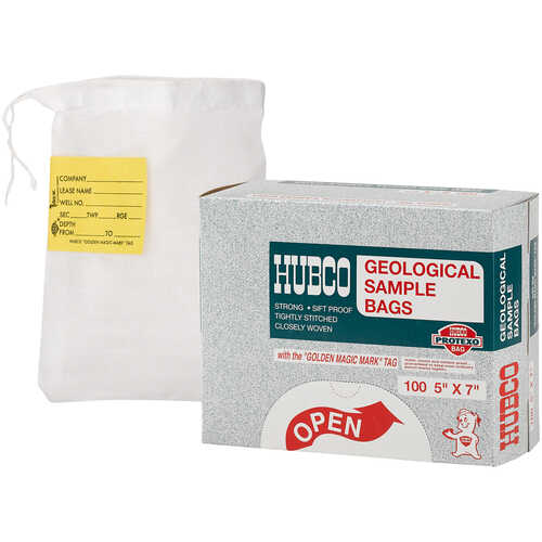 Hubco Microshield Soil Sample Bags, 5” x 7”, Bundle of 50 Forestry