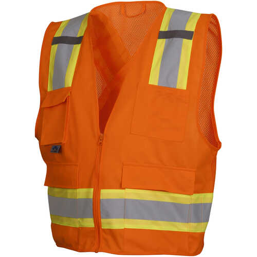 Pyramex® ANSI Class 2/CSA Z96 Two-Tone Mesh Safety Vests