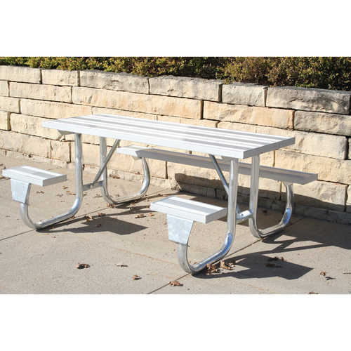Kay Park Recreation J2 Series Wheel Chair Accessible Welded Frame Aluminum Table