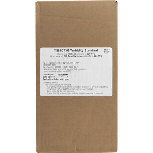 YSI 124 FNU Turbidity Calibration Standard YSI 124 FNU Turbidity Calibration Standard