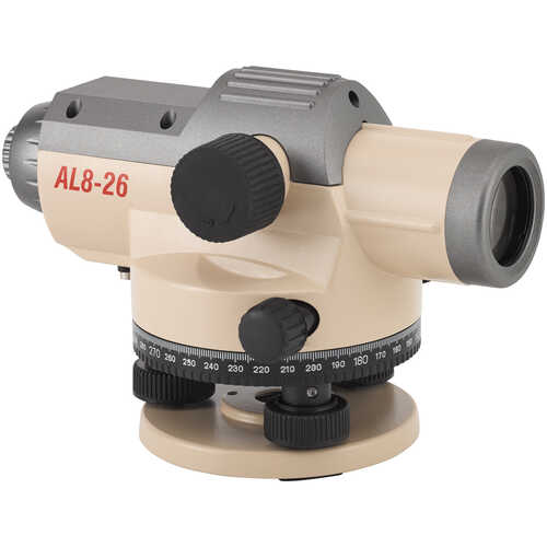 David White AL826 Automatic Optical Level Kit with aluminum tripod and