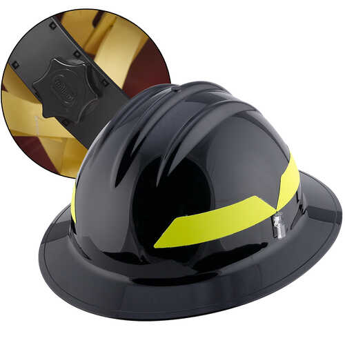 Orange Cap, Model FH911C Bullard Wildland Fire Helmet with Self Sizing