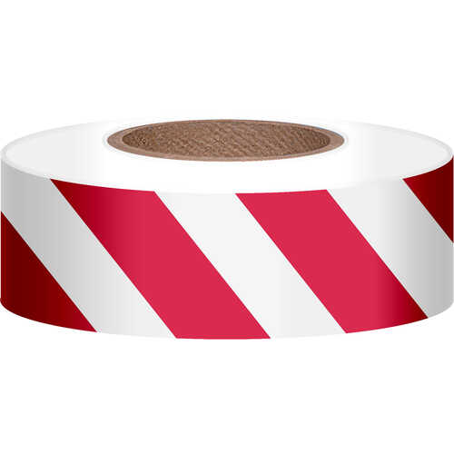 Stripe Vinyl Flagging on White