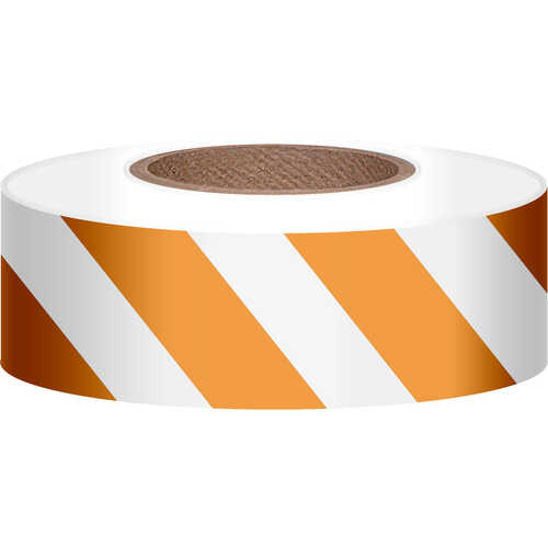 Stripe Vinyl Flagging on White