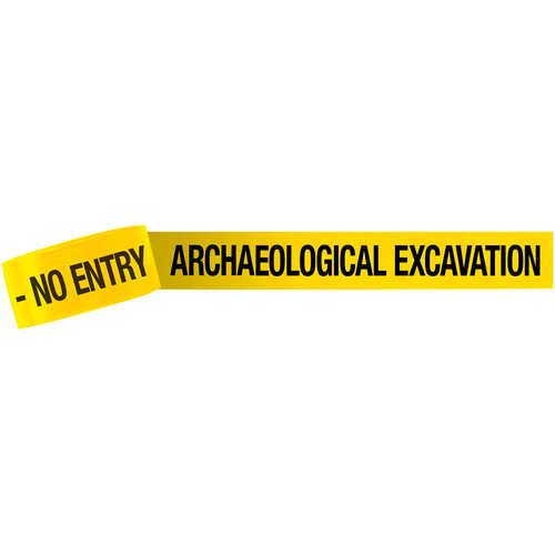 3-Inch “ARCHAEOLOGICAL EXCAVATION - NO ENTRY” Barricade Tape