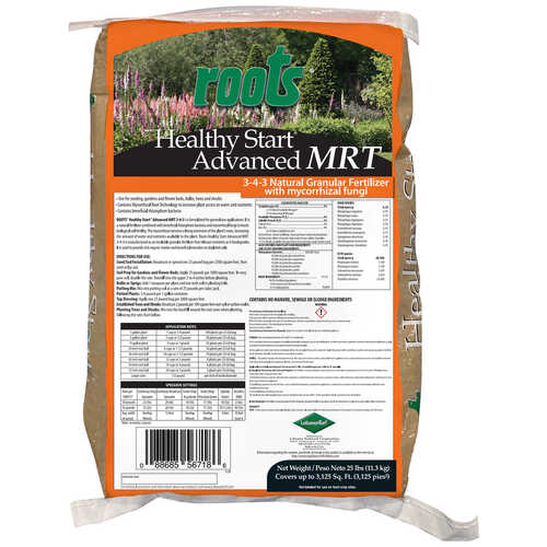Roots® Healthy Start Advanced MRT, 3-4-3 Natural Granular Fertilizer