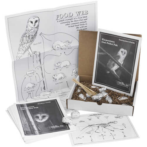 Owl Pellet Bone Sorting Sheets, Pack of 15 Forestry Suppliers, Inc.