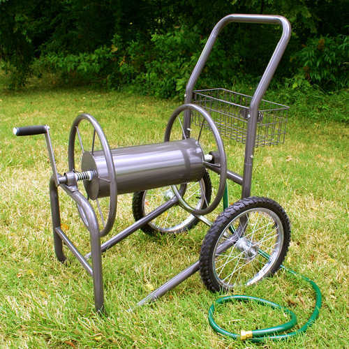 Liberty Garden™ Industrial Two-Wheel Hose Reel Cart