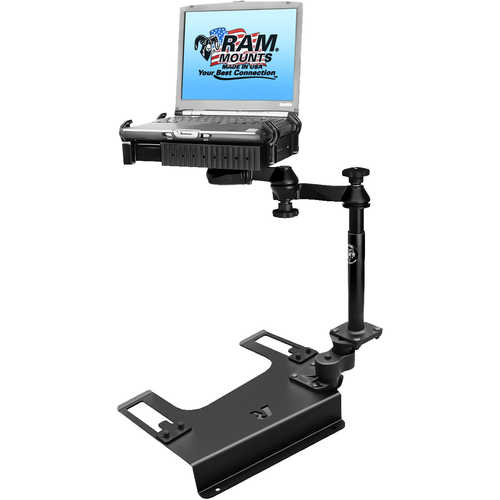 RAM No-Drill Laptop Mount for Chevrolet and GMC Trucks