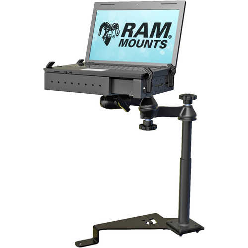 RAM No-Drill Vehicle Laptop Mount for Ford, Dodge Journey, Jeep Compass & Patriot