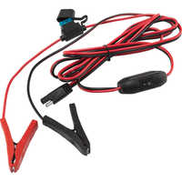 12V DC Power Switch with Cable and Alligator Clamps