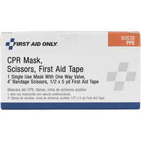 Forestry Suppliers First Aid Refill, 1 First Aid Tape/1 CPR Mask/1 Scissors