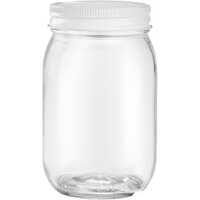 Wide Mouth Glass Jar, 16 oz., 2-1/4˝ Opening