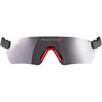 Integrated Safety Glasses for Pfanner Protos Integral Helmets, Smoke Gray